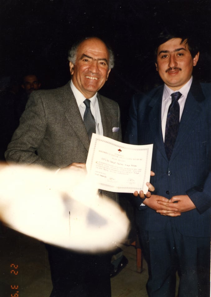 1989-TÜBİTAK ÖDÜLÜ -Prof Dr Namık Kemal Aras